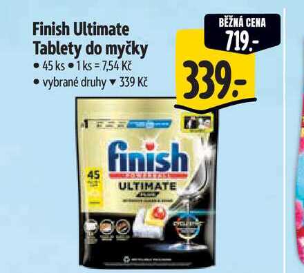 Finish Ultimate Tablety do myčky  45 ks 