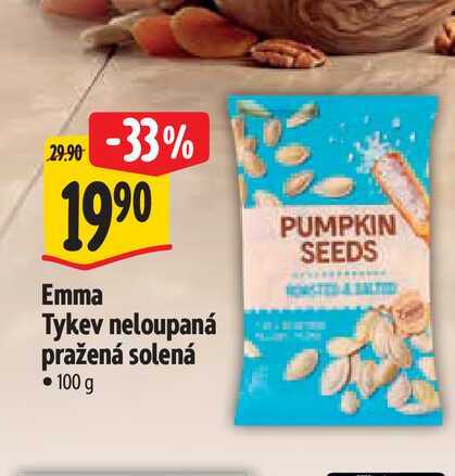   Emma Tykev neloupaná pražená solená  100 g 
