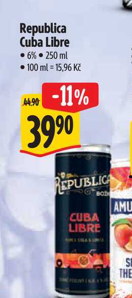 Republica Cuba Libre 250 ml