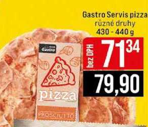Gastro Servis pizza různé druhy 430-440 g 
