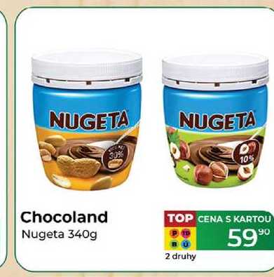 Chocoland Nugeta 340g 