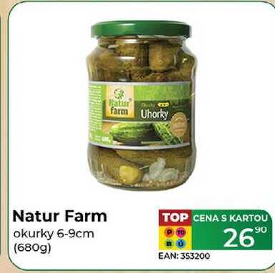 Natur Farm okurky 6-9cm (680g)  