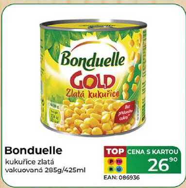 Bonduelle kukuřice zlatá vakuovaná 285g/425ml  