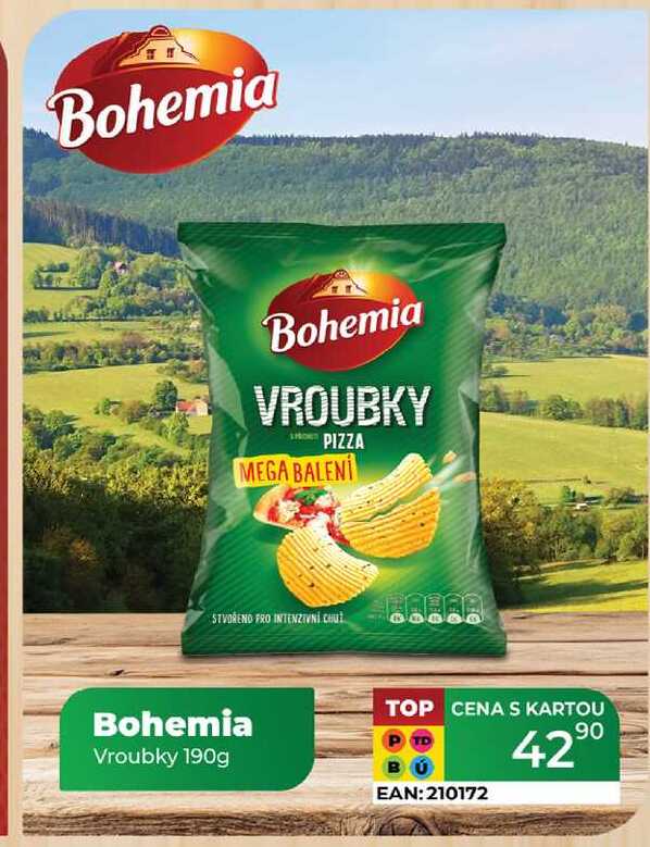 Bohemia Tyčinky 190g, různé druhy, 