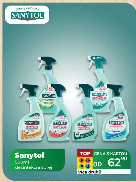 Sanytol 500ml dezinfekční sprej