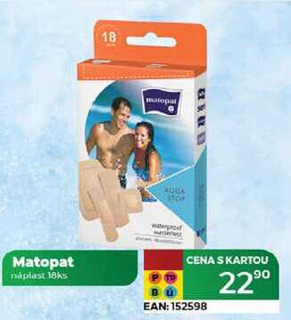Matopat náplast 18ks 