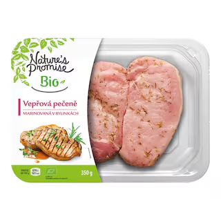   Nature's Promise Bio Marinovaná vepřová pečeně bez kosti  350 g