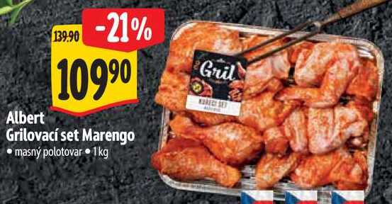 Albert Grilovací set Marengo, 1 kg