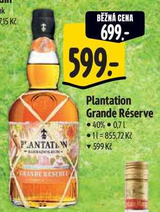 Plantation Grande Réserve, 0,7 l