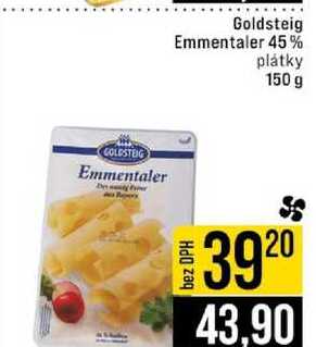 Goldsteig Emmentaler 45% plátky 150 g