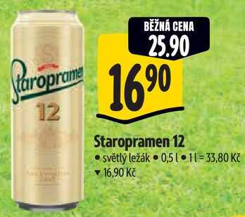 Staropramen 12, 0,5 l 