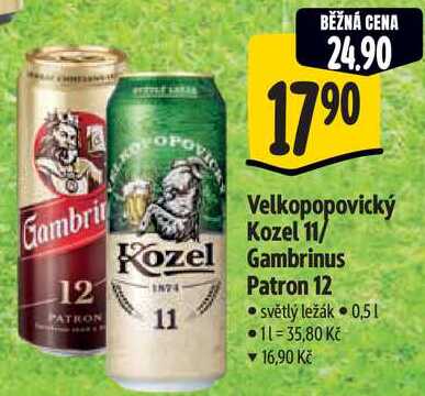 Gambrinus Patron 12, 0,5 l