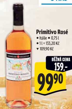 Primitivo Rosé, 0,75 l