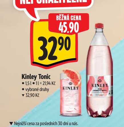   Kinley Tonic 1,5 l