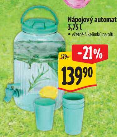 Nápojový automat 3,75 l