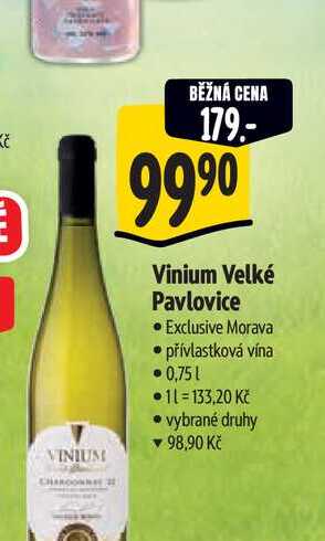   Vinium Velké Pavlovice 0,75 l