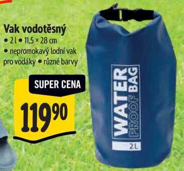 Vak vodotěsný 