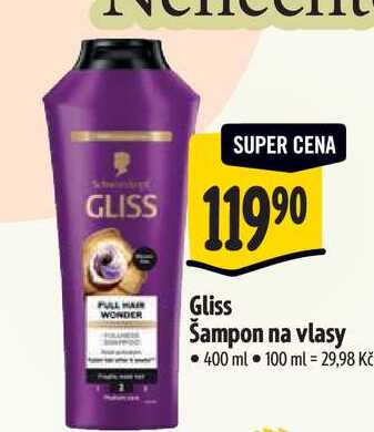  Gliss Šampon na vlasy 400 ml 