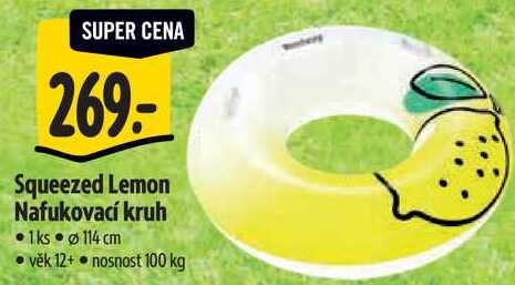 Squeezed Lemon Nafukovací kruh 