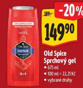 Old Spice Sprchový gel, 675 ml