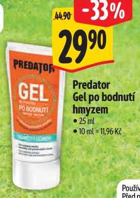 Predator Gel po bodnutí hmyzem, 25 ml 
