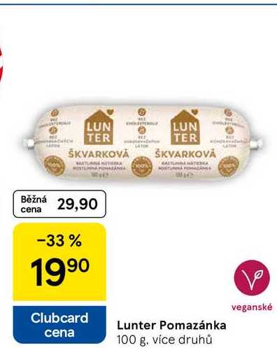 Lunter Pomazánka, 100 g, více druhů 