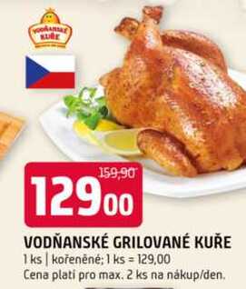 Vodňanské grilované Kuře 1ks