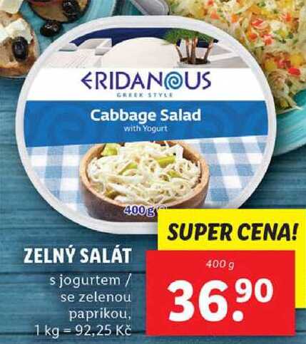 ZELNÝ SALÁT, 400 g