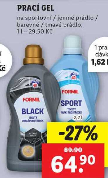PRACÍ GEL, 2,2 l