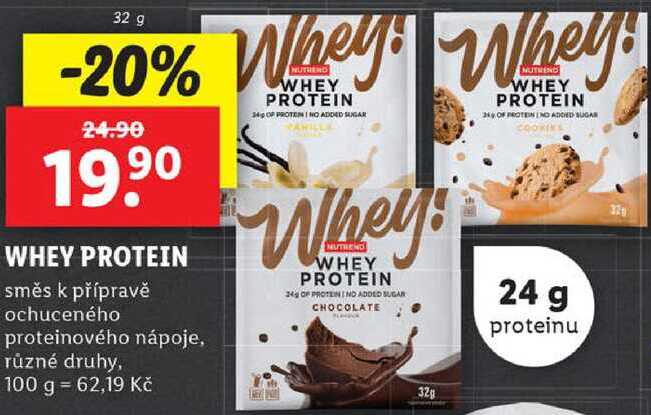 WHEY PROTEIN, 32 g