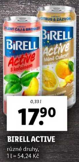 BIRELL ACTIVE, 0,33 l