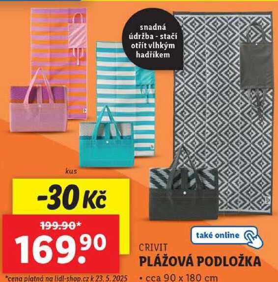 PLÁŽOVÁ PODLOŽKA
