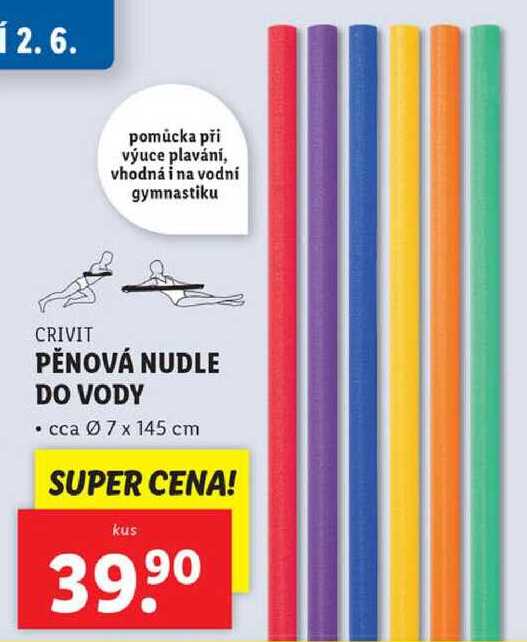 PĚNOVÁ NUDLE DO VODY 
