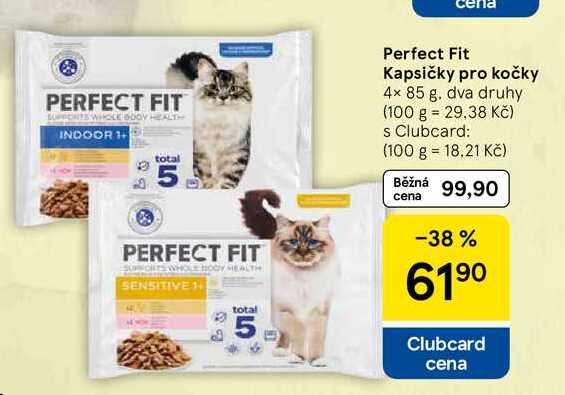 Perfect Fit Kapsičky pro kočky, 4x 85 g 