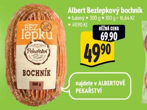Albert Bezlepkový bochník, 300 g 