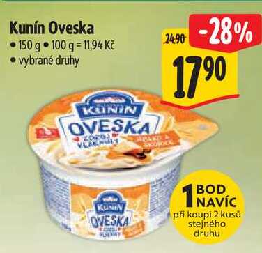 Kunín Oveska, 150 g