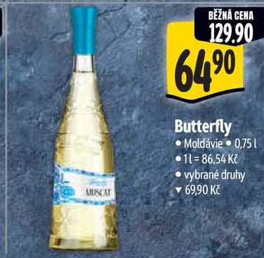 Butterfly, 0,75 l