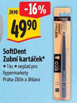 SoftDent Zubní kartáček, 1 ks