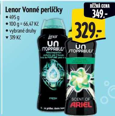 Lenor Vonné perličky, 495 g 