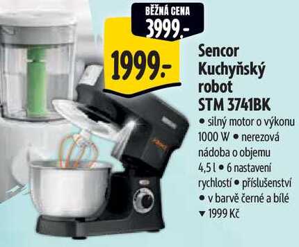 Sencor Kuchyňský robot STM 3741BK 