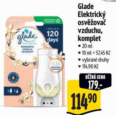 Glade Elektrický osvěžovač vzduchu, komplet, 20 ml 