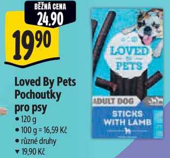 Loved By Pets Pochoutky pro psy, 120 g 
