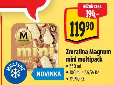 Zmrzlina Magnum mini multipack, 330ml 