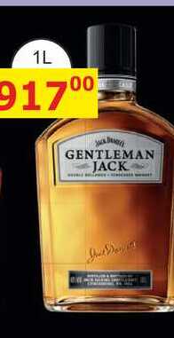 Jack Daniel´s Gentleman Jack Tennessee Whiskey 1l