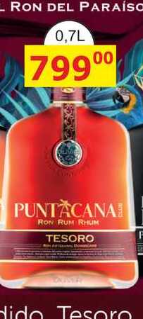 PUNTACANA TESORO 0,7L