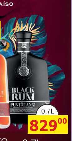 Puntacana Club Black Rum 0,7l 38%
