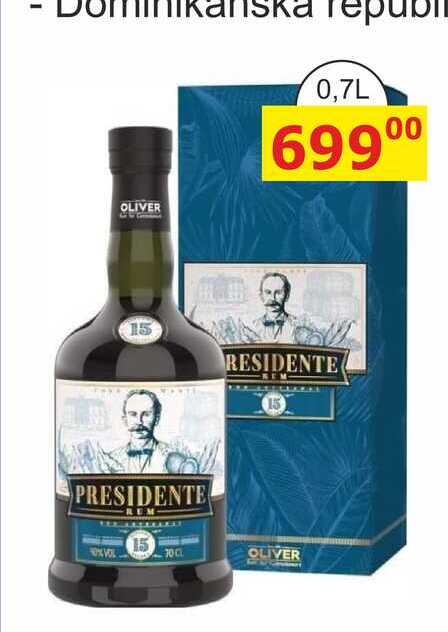 Presidente Marti 15y 0,7l 40%