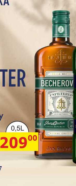 Becherovka Unfiltered 0,5l 38%