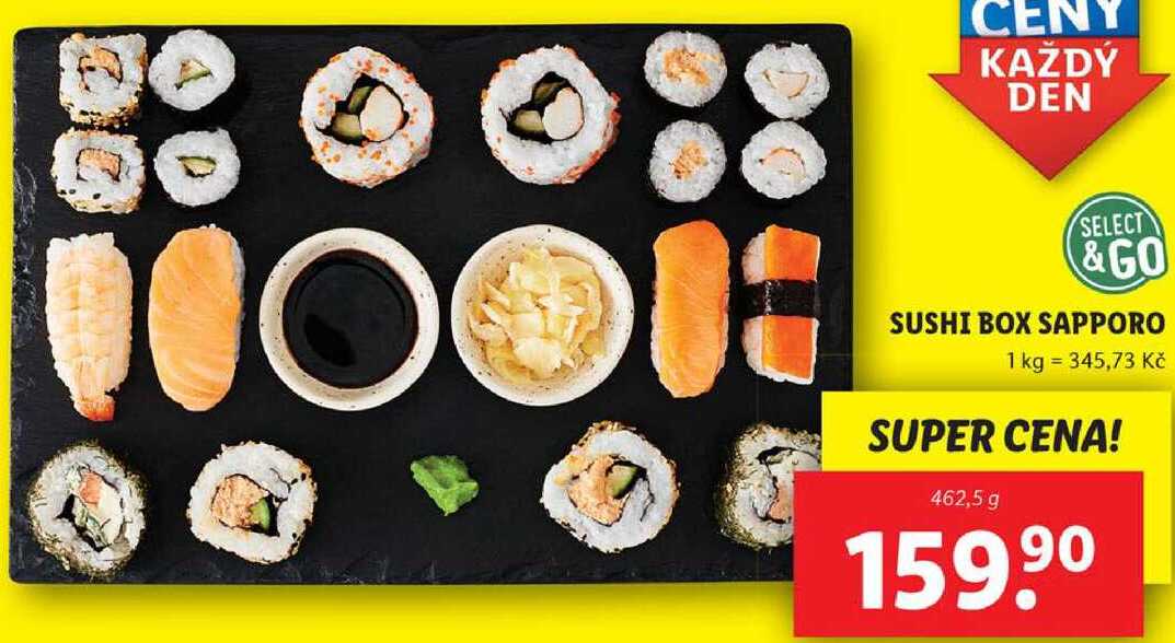 SUSHI BOX SAPPORO, 462,5 g