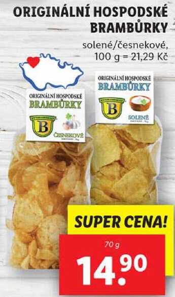 ORIGINÁLNÍ HOSPODSKÉ BRAMBŮRKY, 70 g